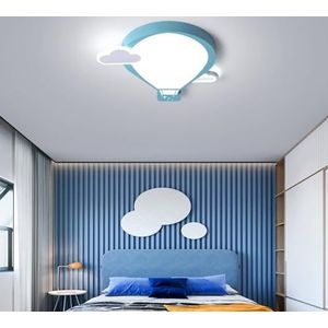 TONFON Moderne minimalistische plafondlamp Cartoon Creatieve LED-plafondlamp Dimbaar Ingang Foyer Trappenhuis Plafondlamp for woonkamer Slaapkamer Eetkamer Keuken Studeerkamer Gang(Color:Blue,Size:45c