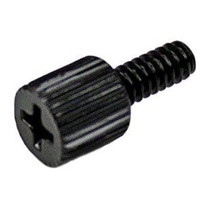 StarTech.com 6-32, 8 mm zwarte behuizing duimschroef - 50 stuks