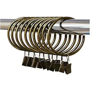 Tikwisdom 30 Pack Bronzen Metalen Ringen Ringen voor Craft en verwijderbare clips (55 mm)