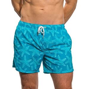 Kiniki Heren Traditionele Strand Board Zwembroek - Starfish