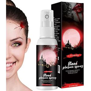 Nep make-up bloed - Halloween Nep Bloed Make-up Spray,Halloween Cosplay Vloeibare Bloednevel Oogbloeddruppels voor Kostuum Zombie Vampire Dress Up Yuab