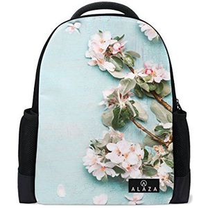 Mijn dagelijkse lente bloem bloesem rugzak 14 inch laptop dagtas boekentas voor Travel College School