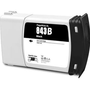 Geschikt for H-*0P 843A 843B inktpatronen PageWide XL4000 XL5000 5100 hogesnelheidsprinter en(843B-BK)