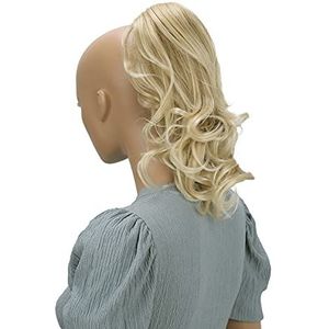CAISHA 30cm Haarstukje Vlecht Paardenstaart Haarextensies Volumineus Golvend Blond Mix H91