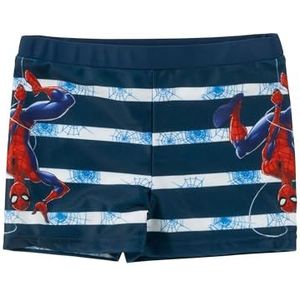 Marvel Spiderman zwembroek voor jongens - kinderzwembroek badkleding broek blauw, blauw, 110/116 cm