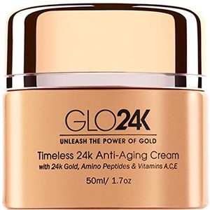 GLO24K 24k gouden anti-aging crme met vitamines, hyaluronzuur, retinol