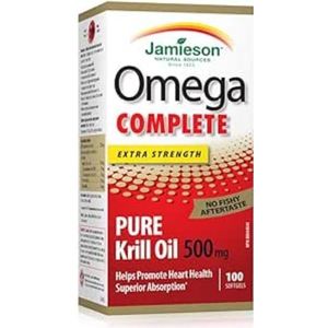 Jamieson Omega Complete Super Krill 500mg 100's 100 Softgels