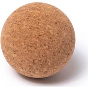Massagebal van kurk, massagebalset, ideaal voor rug- en spiermassage, duurzame triggerpoint-bal, keuze uit vormen zoals pindaroller (ronde kurkbal (62 mm) met tas)