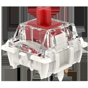 JJCFGRDM G Pro V3 3.0 Pro Switch RGB lineair tactiel wit geel rood zilver bruin voor mechanisch toetsenbord vooraf gesmeerd 3pin (kleur: rood-70 stuks)