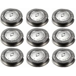 REHOC - 9 Stuks Scheerkoppen - Voor HQ3 HQ4 HQ55 HQ56 HQ6900 HQ6868 HQ5812 HQ6874 Scheermesje