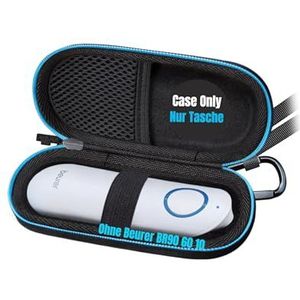 Woollo Tas compatibel met Beurer BR 60-, BR 90-, BR 10-insectenbeetgenezer, draagbaar, hard reis-etui, alleen tas, zonder insectenbeetgenezer