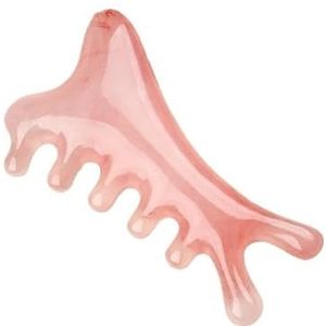 Gua Sha, Guasha Tool Face Upgraded, Guasha Stone Natural Jade Stone(Pink)