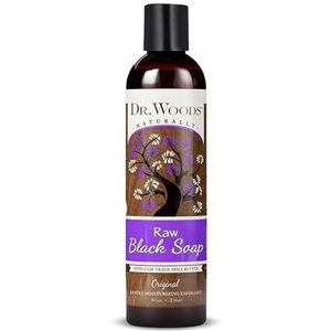Dr Woods Soap, zwart met sheaboter, 48 g Dr. Woods
