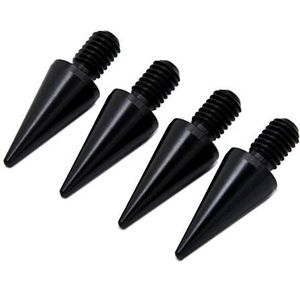 PrecisionGeek Zwart Aluminium Luidspreker Spikes/Boxen Spikes M8 L-20mm - 4 stuks