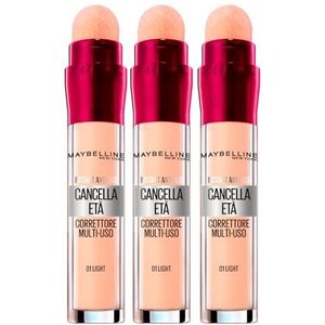 Maybelline New York Instant Anti-Age Liquid Concealer met Goji-Bes en Haloxyl Kleur 01 Light - 3 Gezichtscorrectoren