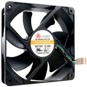 QNAP FAN-12CM-T01 koelsysteem voor computers Universeel Ventilator Zwart