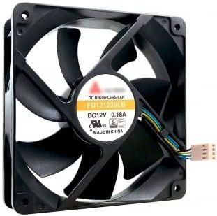 QNAP FAN-12CM-T01 koelsysteem voor computers Universeel Ventilator Zwart