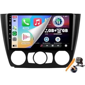 B,Y400S,YLOXFW Auto Stereo Android 15.0 Radio Sat Nav voor 1 Series E88 E82 E81 E87 2004-2014 GPS Navi 9'' Cartablet Multimedia Video Player FM BT Ontvanger met Carplay 4G 5G WiFi DSP SWC