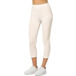 Merry Style Dames 3/4 Legging MS10-199 (Ecru,S)