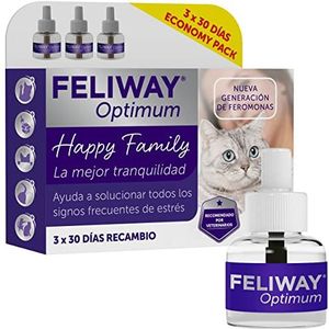 FELIWAY - Optimum - Kalmeringsmiddel - 3 Navullingen van 48 ml