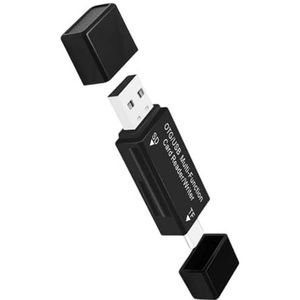 Dubbele Slot USB C Geheugenkaart Adapter Snelle Snelheid Gegevensoverdracht Voor PC Telefoons Tabletten Camera's Kaarten Kaartlezer Voor PC