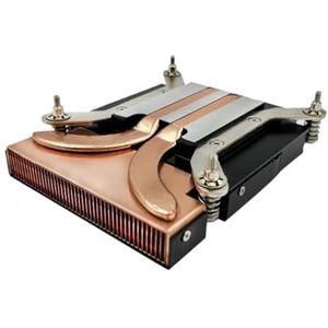 1U 1155 1700 ultra dunne dubbele buis CPU-ventilator