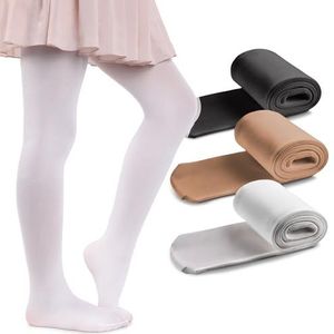 MANA MANA Set van 2 en 3 effen panty's voor meisjes, schattige ondoorzichtige kinderpanty's voor school, dansen, ballet, zacht en stijlvol, 40 DEN, Made in Italy, 2 en 3 paar, 3 stuks