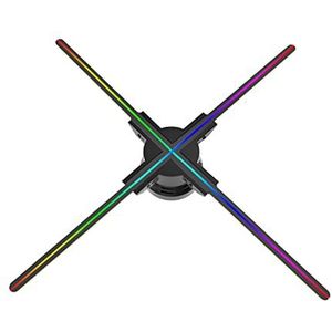 3D-hologramwaaier, 39.37inch 3d Fan Hologram Projector 3d Display Reclame Logo Licht Gemakkelijk Drijvende Kunst Decoratieve Holo Grafische Controle: voor zakelijke winkels, winkels, vakanties