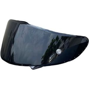 Motorhelm vizier lens, Helmvizier, RF-1200 Gezichtsscherm Vervanging X14 UV Beschermend Krasbestendig Helmvizier for X14 RF-1200 CWR-1 Z7 X-Spirit (Blauw)(Deep Black)