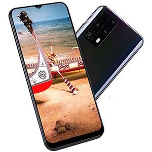 P45 PRO HD-smartphone, 1 + 16G dubbele kaarten Dual Standby-smartphone voor Android 5.1, gezichtsherkenning, 2 miljoen pixels dubbele camera aan de voorkant, schoonheidscamera-functie(Zwart)