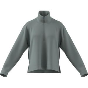 adidas Mujer SOFT LUX QUARTER-ZIP, Wonder Sage, XS