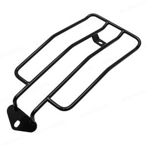 Achterste houderplank voor motorfietsen Motorfiets/Chromen Achter Solo Seat Bagagerek Drager Voor Shadow Aero 750 2004(Zwart)