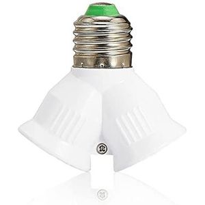 fitting adapter 100 stuks E27 naar E27 lamphouder E27 dubbele adapter converter lampvoet fitting LED-lamp verlengstekker