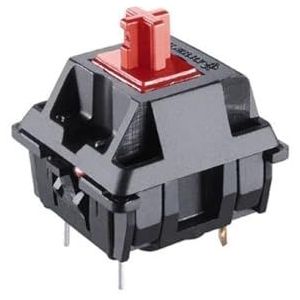 JJCFGRDM Mx schakelaar 3-pins 5-pins mechanisch toetsenbord bruin blauw rood wit helder zilver schakelaars (maat: 104 stuks, kleur: rood 3 pins)