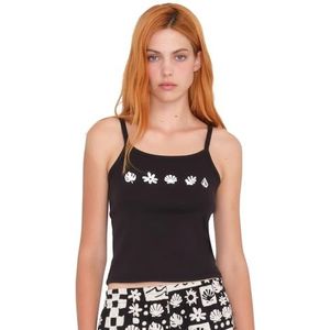 Volcom - Strappy Black 1991 tanktop voor dames - maat XS - zwart