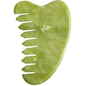 Natuurlijke Jade Stone Gua Sha Massage Kam Gouache Schraper voor Hoofd Lichaam Meridiaan Schraapplank Acupunctuur Schoonheidsverzorging 1 Stuks (kleur: 2)