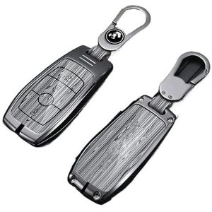 Autosleutel beschermhoes W177 W205 W213 W222 X167 Voor A C E S G Klasse GLC CLE CLA GLB GLS Voor AMG Houten Graan Auto Afstandsbediening Sleutel Case Cover Shell(3)