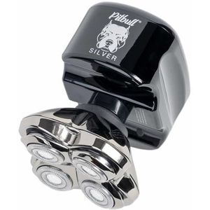 Skull Shaver Pitbull Silver Pro SX5 – Scheerapparaat voor Hoofd en Gezicht – Elektrisch voor Mannen, Nat & Droog, Draadloos, Waterbestendig – Verbeterde Prestaties