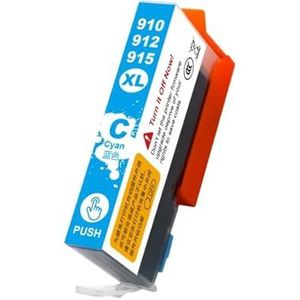 Inktcartridge 910XL 912XL 915XL Compatibel met O-ficejet 8010 8020 8025 8028 8022 8026 8012 8018 8023 8031 ​​8033 8034 printers(C)