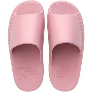 Pantoffels, EVA-badsandalen for dames in de zomer - lichtgewicht pantoffels for thuis en in de badkamer voor House Slides Douche Sandalen(Pink,40 EU)