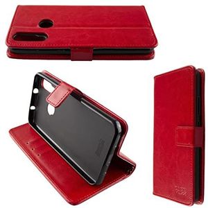 caseroxx tas voor Beafon M6s Bookstyle-Case in rood cover boek