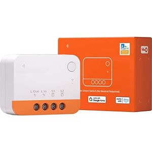 smart-home-komponente Sonoff ZBMINIL2 Extreme Zigbee 3.0 Smart lichtschakelaar, werkt met Alexa, SmartThings Hub, Google Home, Sonoff ZBBridge (geen neutraal vereist)