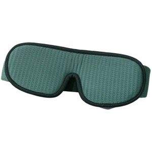 1 st 3D slaapoogmasker, verlichting blokkering slaapmasker voor mannen vrouwen, traagschuim oogbedekking voor reizen/dutjes/nacht slapen, co (groen)