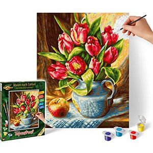 Schipper 609240796 schilderen op nummer - boeket tulpen,Meerkleuren