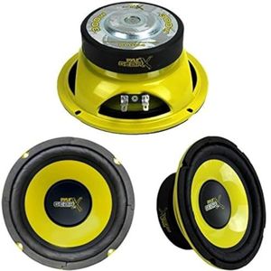 2 PYLE PLG64 luidsprekers woofer 16,50 cm 165 mm 6,5"" diameter 300 watt rms 600 watt max impedantie 4 ohm autodeuren vanaf voorbereiding spl, in paren
