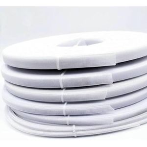 Stijf hard baleinennet voor het naaien en maken van korsetten, bustlejurken, 50 yards/lot-wit-10 mm