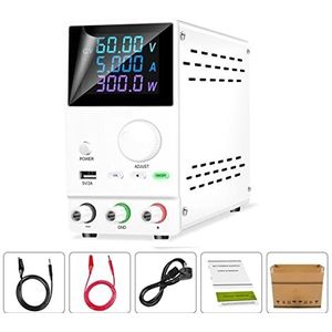 Tafelvoeding van laboratoriumkwaliteit, Laboratorium DC Voeding Verstelbare Unit 30V 10A 5A 60V 3A Spanningsstabilisator Regulator USB Switching Power bron Eenvoudig in te stellen en te gebruiken(SPPS