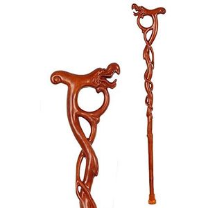 Walkers voor senioren Walkers voor senioren, krukken voor ouderen, met de hand gesneden houten stokken voor ouderen Benodigdheden voor mobiliteitshulpmiddelen, zwart, Een rollator rollator v