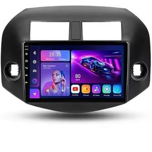 10"" 2 DIN Android 14 Autoradio Stereo voor Toyota RAV4 3 XA30 2005-2013 met draadloze CarPlay Backup Camera Stuurwielbediening GPS Navigatie Bluetooth(L20(2+32G))