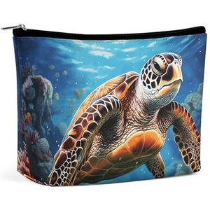 HJUQNGF Fox in The Woods Cosmetische Tas Draagbare Toilettas Grote Capaciteit Reizen Make-up Tassen Schoonheid Make-up Organizer voor Full-Size Shampoo Conditioner Borstelset Make-up Accessoires